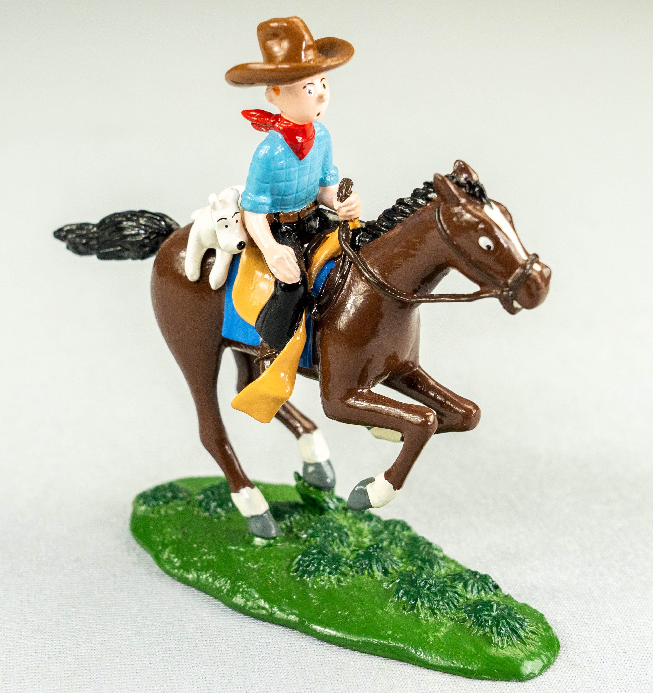 Pixi série 3 - Tintin - 4543 - Hergé - Tintin cowboy et Milou a cheval