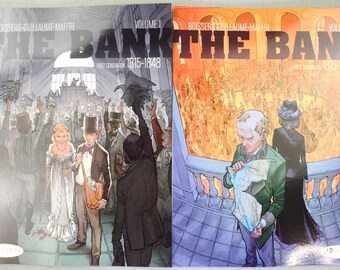 The Bank Volumes 1-2 Comic Books: Cinebook UK Paperback Editions Full Set + Individually