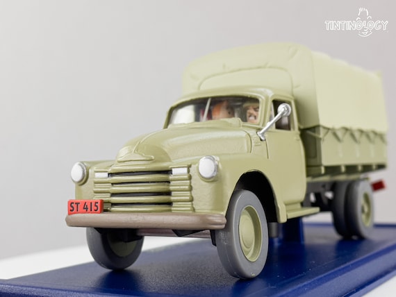 ATLAS TINTIN CAR # 62 Alcazar's Chevrolet Army Truck - Tintin and