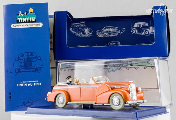 ATLAS TINTIN CAR # 15 Cadillac Fleetwood Delhi Taxi - Tibet Herge