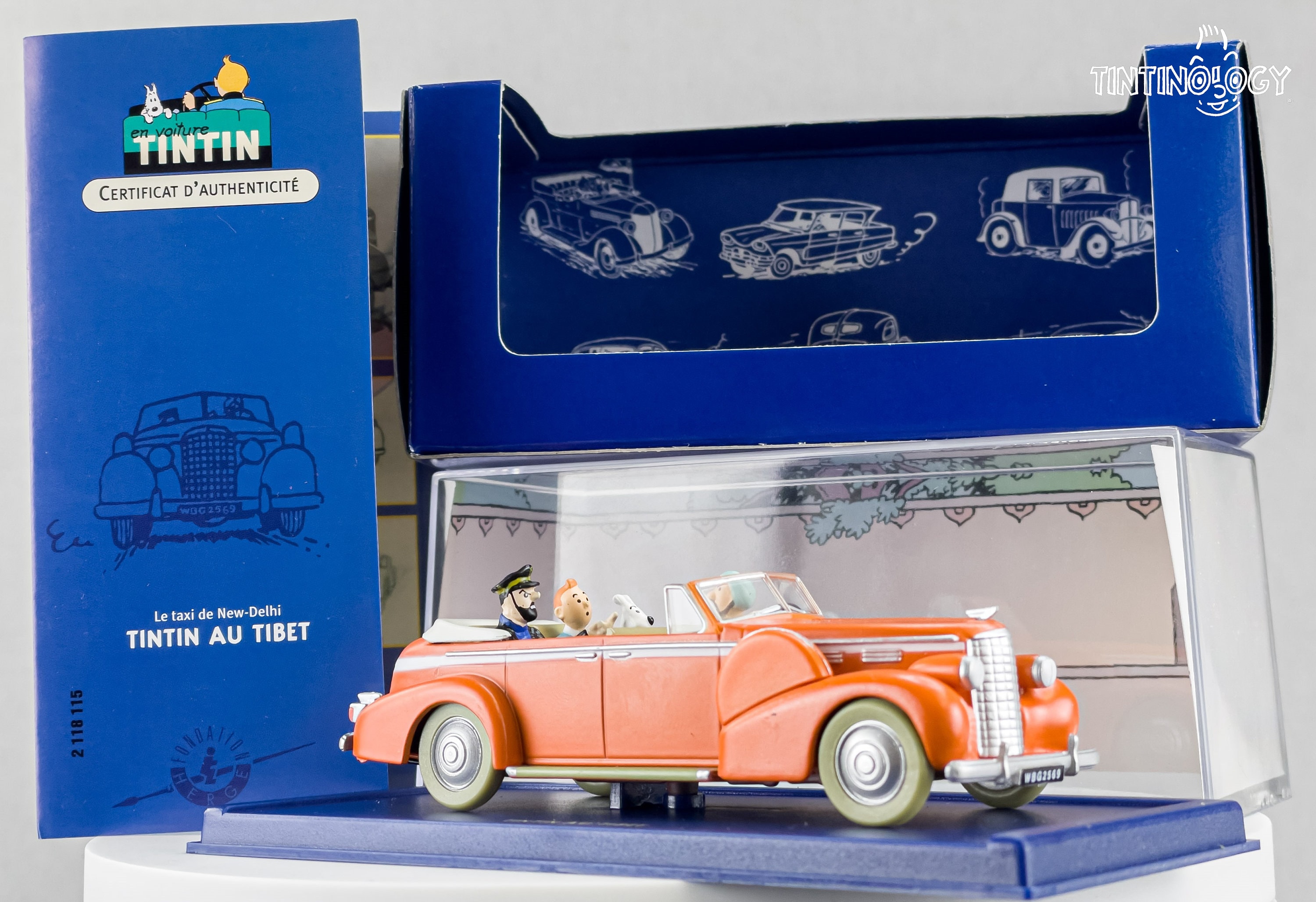 送料無料 1/43位 タンタンの冒険 シトロエン 2CV ミニカー en