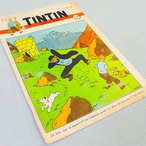 Journal Tintin Issue 23 1947 Herge Cover Edition Originale Vintage Comic EO
