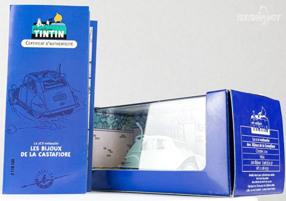 タンタンの冒険 TINTIN ミニカー　レッカー車 ATLAS TINTIN CAR # 33 Crashed 2CV - the Castafiore Emerald Herge