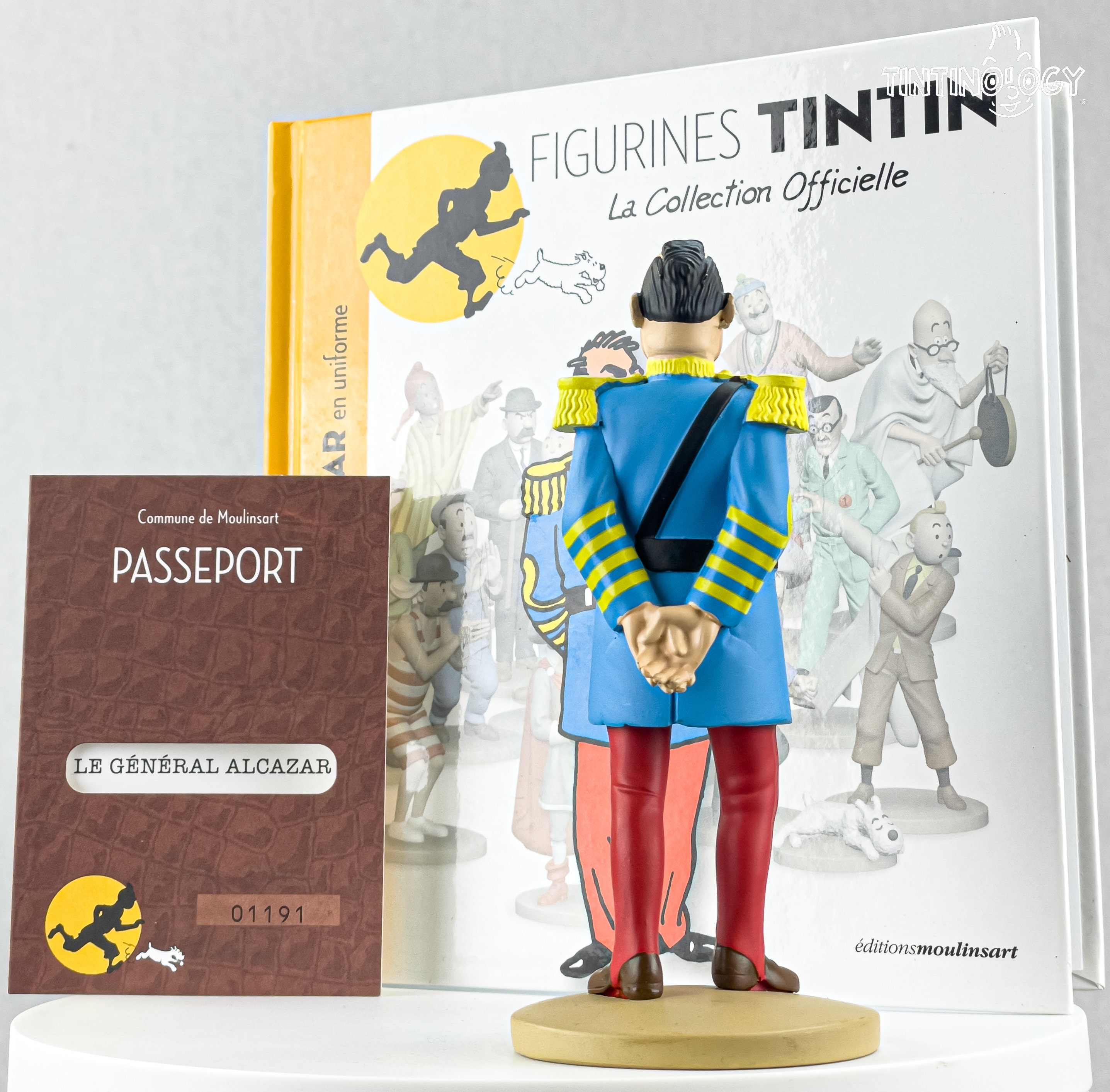 FIGURINE TINTIN COLLECTION Officielle Le General Alcazar En Picaro