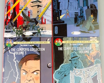 Blake & Mortimer The Complete Collection Volume 1-4 (Cinebook Hardback Editions)