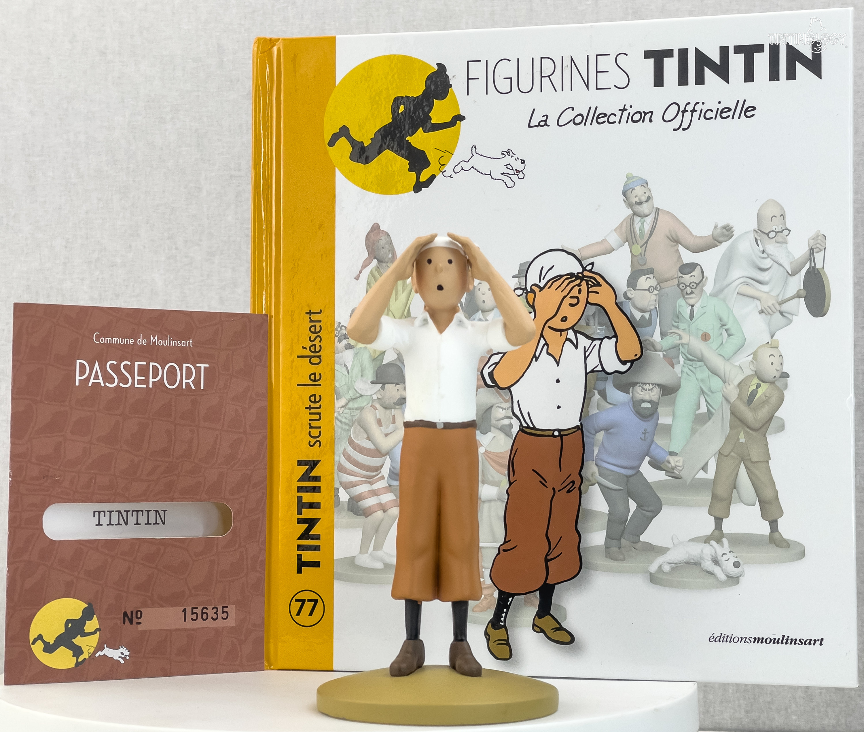 Tintin Figurine Officielle # 77 Desert Tintin: Crab Golden Claws
