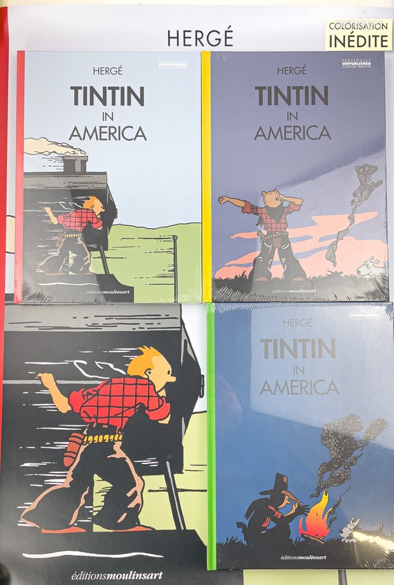 Tintin in America Poster - Tintin Poster