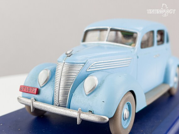 ATLAS TINTIN CAR # 25 Blue Ford Taxi 7 - the Seven Crystal Balls