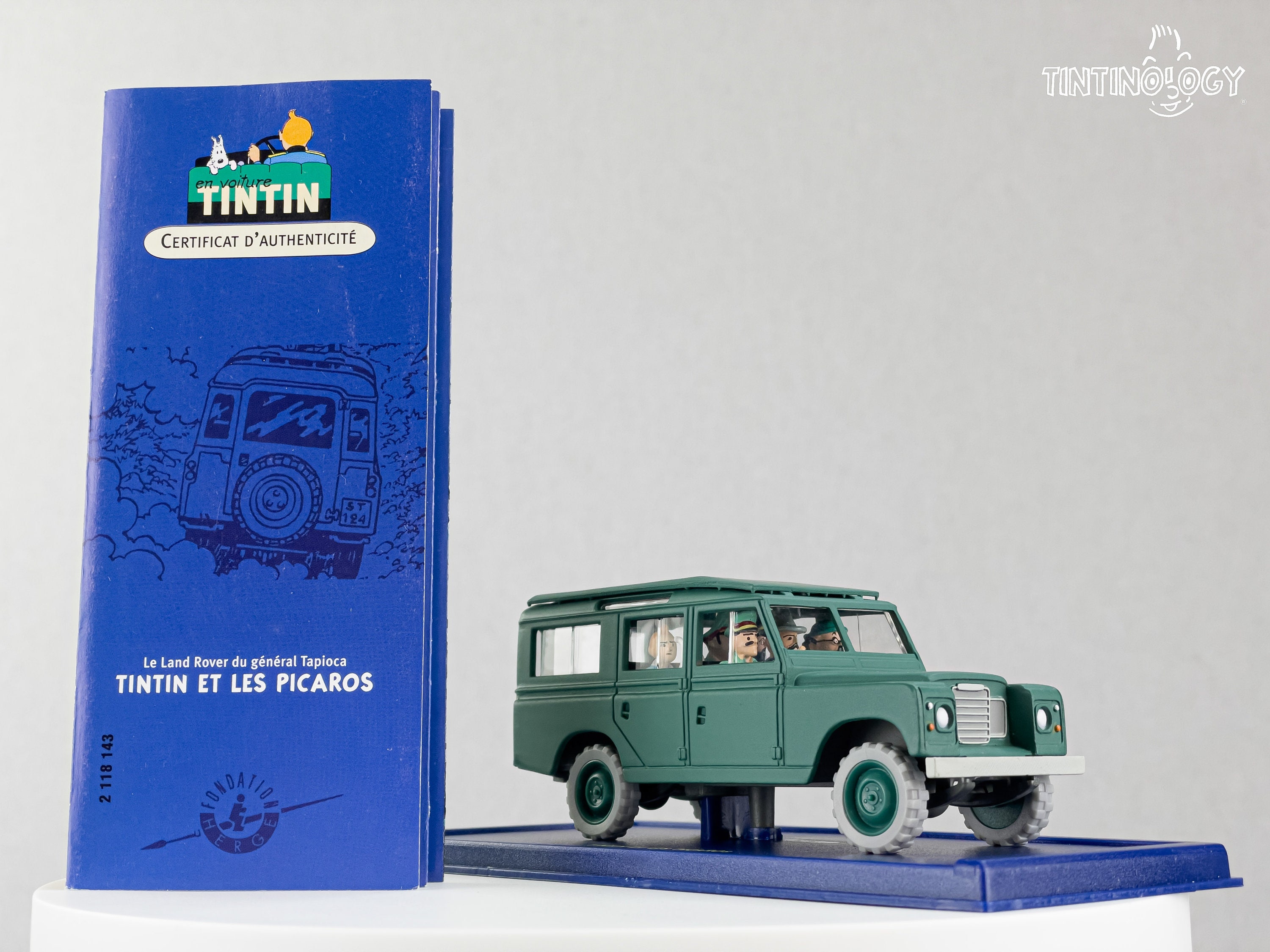 ATLAS TINTIN Car # 43 Land Rover Defender - Picaros Herge Model