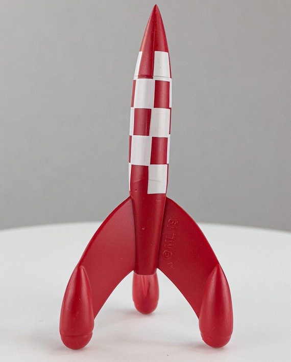 Moulinsart Tintin Model Moon Rocket 42433 8.5cm Herge Fusee