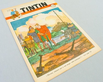JOURNAL TINTIN Issue 9: 1947 J. Laudy Cover Edition Vintage Comic EO Couverture