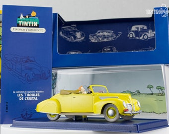 ATLAS TINTIN Car # 12 Lincoln Zephyr - 7 Crystal Balls Herge model Voiture 1/43 Scale