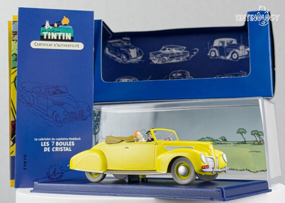 ATLAS TINTIN Car # 12 Lincoln Zephyr - 7 Crystal Balls Herge Model