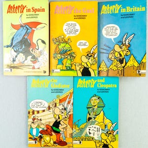 Set of Vintage Mini A5 B&W Asterix Books UK PB Editions Buy Individually Uderzo