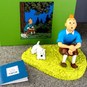 Statuette Moulinsart Tintin 47001: Tintin & Snowy Resin Model Figurine 2022