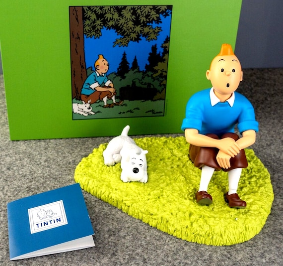 Statuette Moulinsart Tintin 47001: Tintin & Snowy Resin Model Figurine 2022  -  Israel