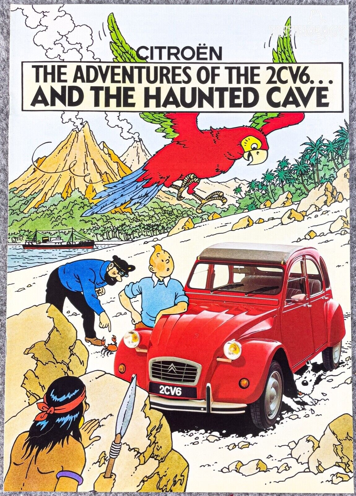 1988 Citroen Tintin Car Brochure: Adventures of 2CV6 & Haunted