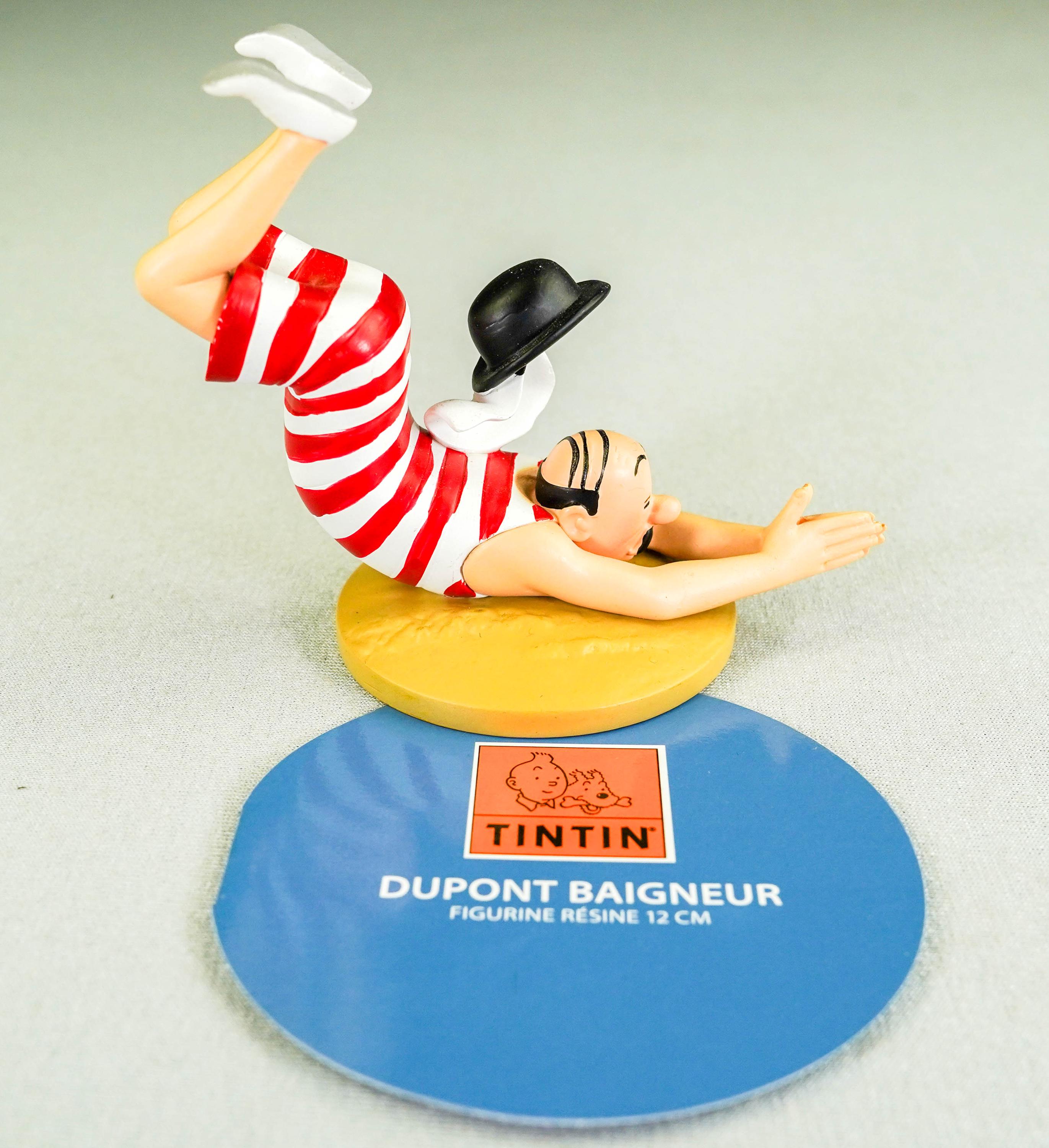 Figurine Tintin Officielle #55 – Dupont En Baigneur – Hergé Moulinsart 2012