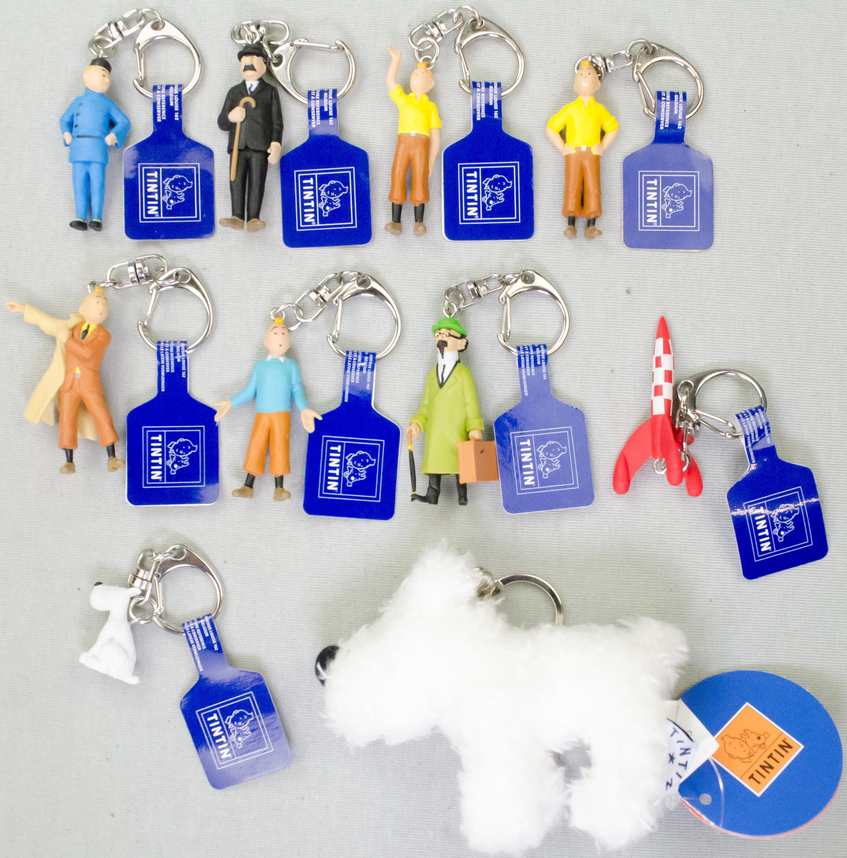 ML Moulinsart 2000's Tintin Keyring Figure Collection 1 to 13 BUY