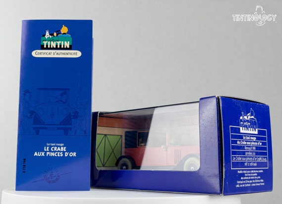 TinTin ミニカー　1/43 Crabe aux Pinces Dor ATLAS TINTIN Car # 46 Renault NN - the Crab With the Golden Claws