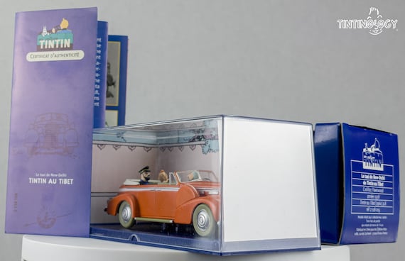 ATLAS TINTIN CAR # 15 Cadillac Fleetwood Delhi Taxi - Tibet Herge