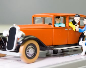 TinTin ミニカー　1/43 Limousine / Picaros ATLAS TINTIN Car # 11 Government Limo - Picaros Herge Model