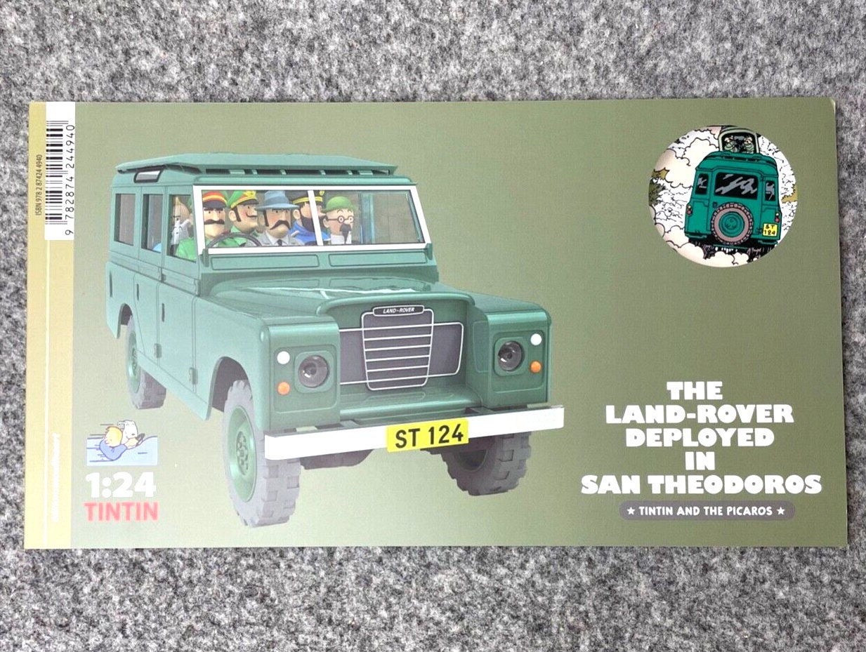 VOITURE TINTIN 1/24 29957 Land Rover Defender: Picaros Hachette