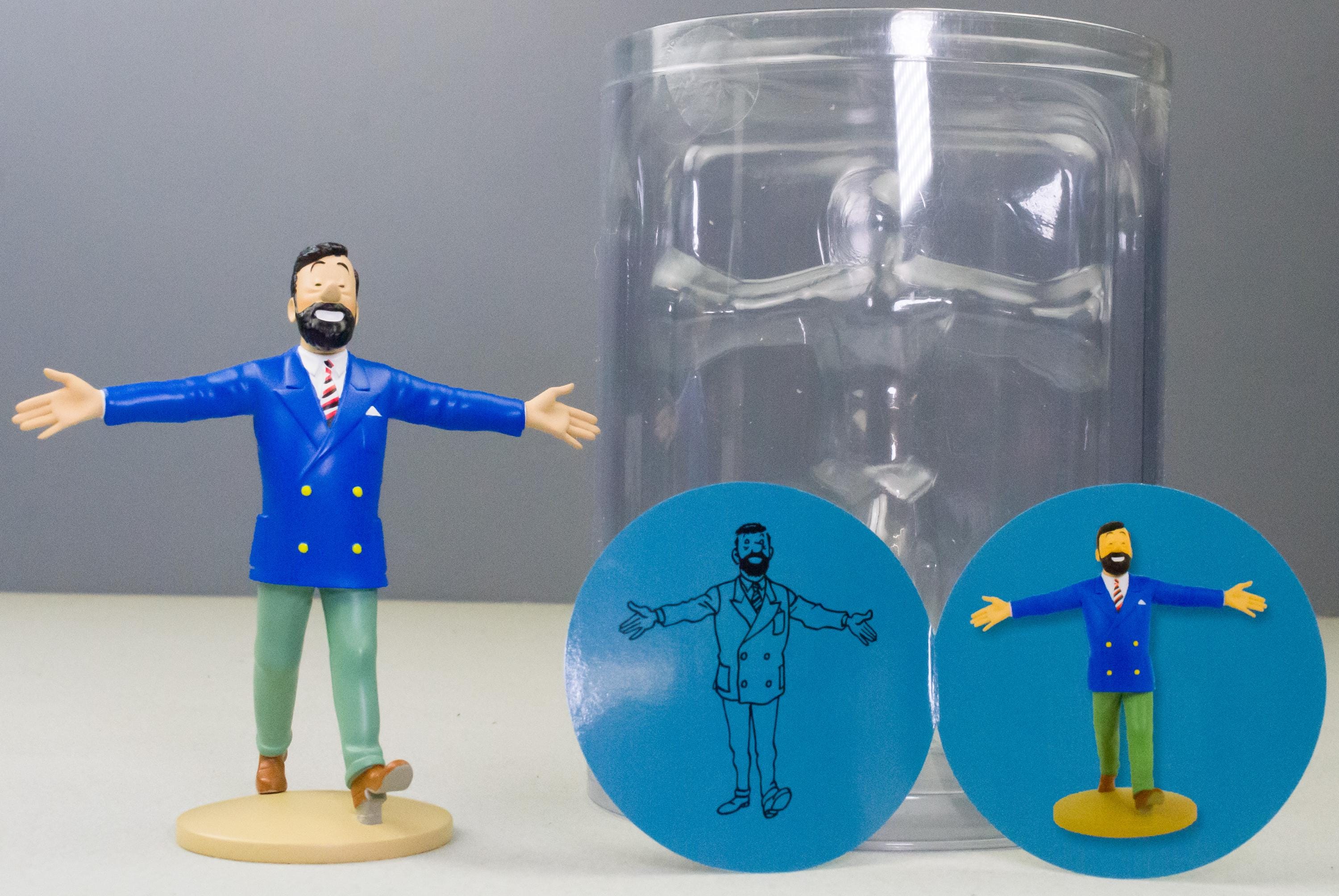 Tintin Figurine Moulinsart 42262 Haddock Veston Bleu - the