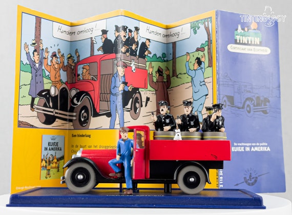 2 Voitures Miniatures Atlas Édition Tintin à L'Échelle 1/43 - Occasion, Parfaites Pour Collection