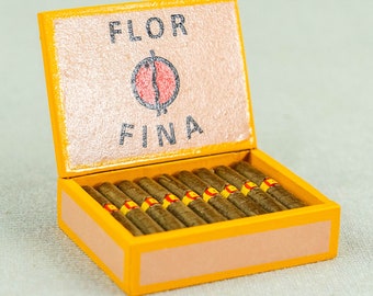 Pixi Statuette 5603 Box of Cigars Rare Metal Model 1994 L'Objet Mythe Tintin