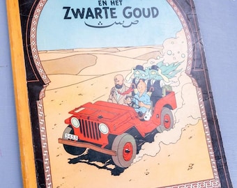 Kuifje En Het Zwarte Goud 1968 Early Dutch Paperback Edition Casterman Tintin by Herge