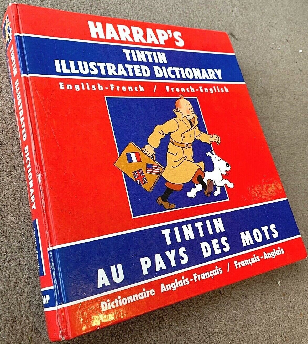 タンタン：ハラップの図解辞典 V1/V2 フランス語/英語/スペイン語 個別