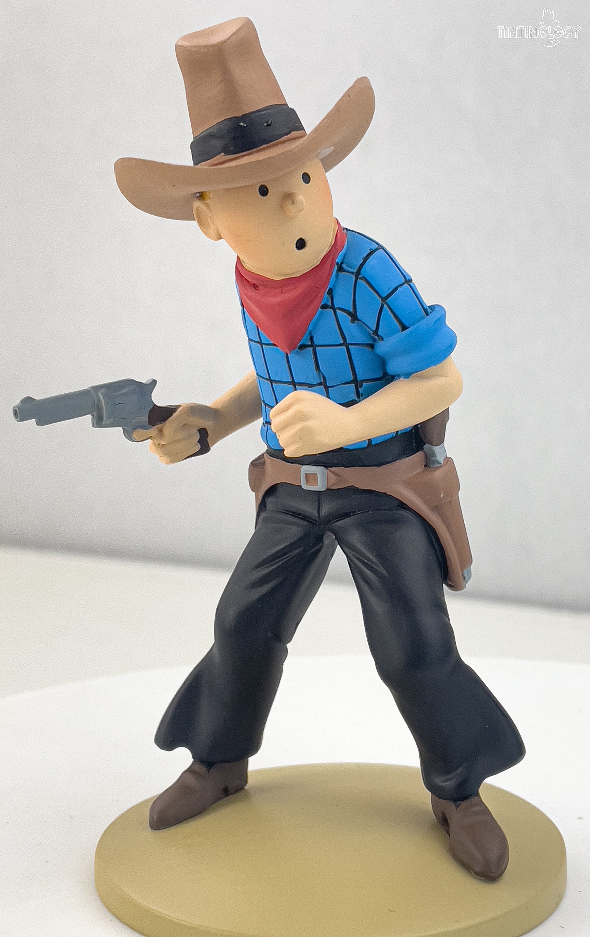 Tintin Figurines Officielle 30 Tintin Cowboy: America Herge Model