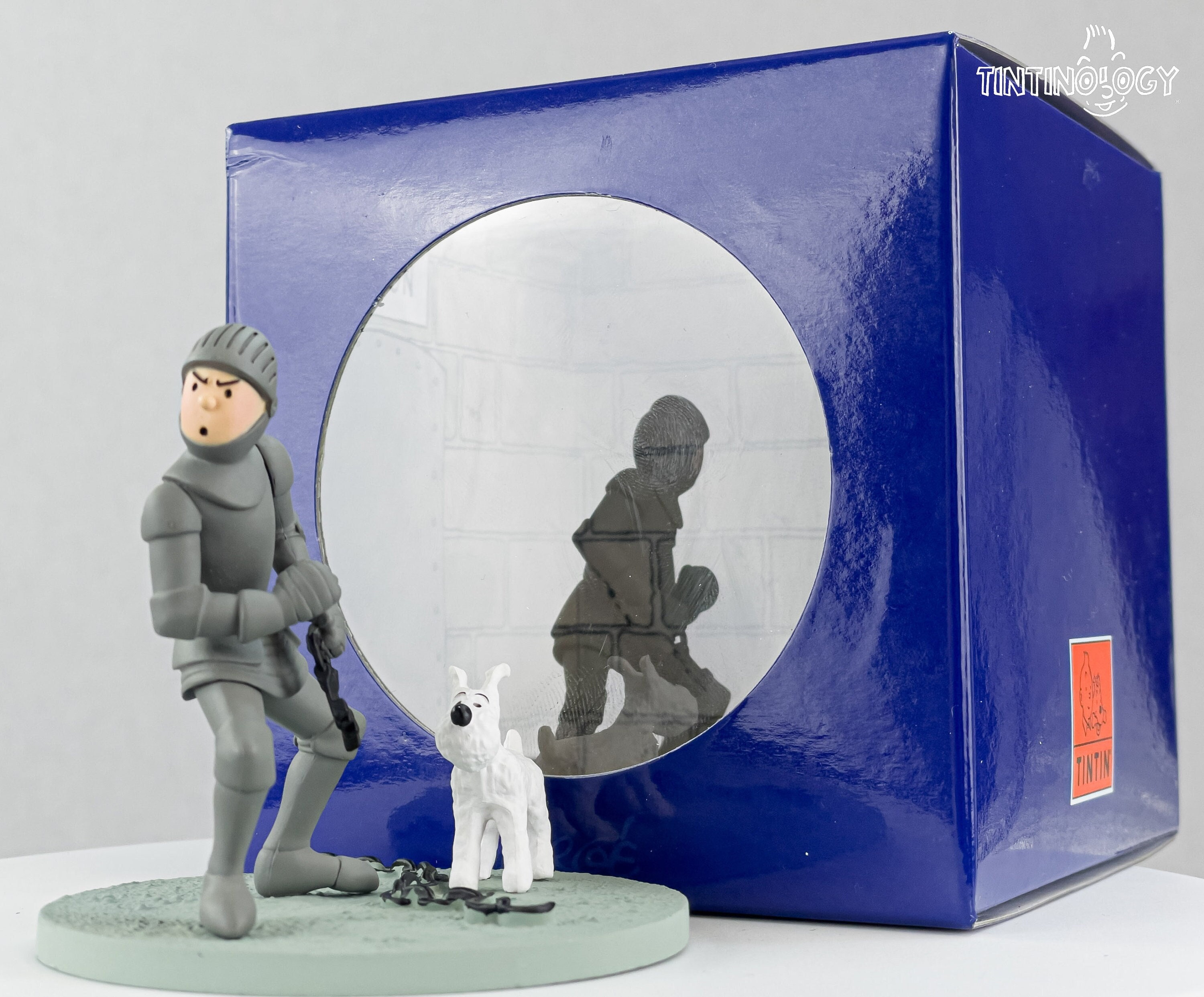 Tintin in Armour - America: Coffret/box Scene Moulinsart