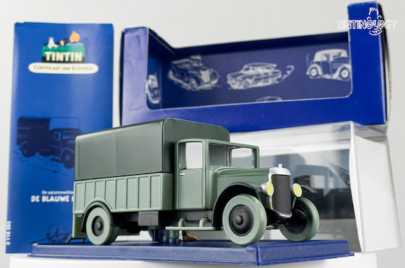 ATLAS TINTIN CAR # 53 Green Truck - the Blue Lotus Herge Model Car