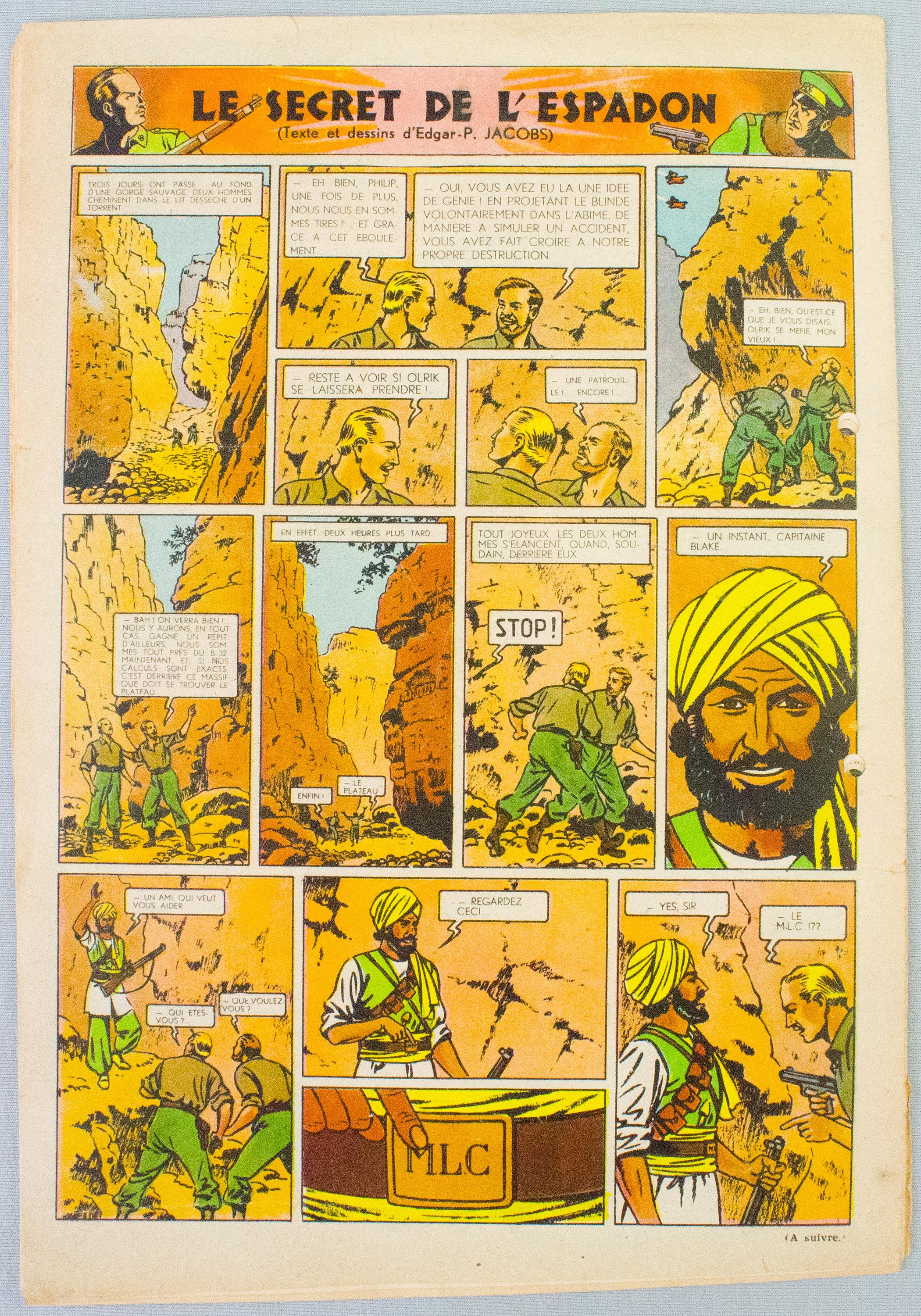 Journal Tintin Issue 23 1947: Herge Cover Edition Originale