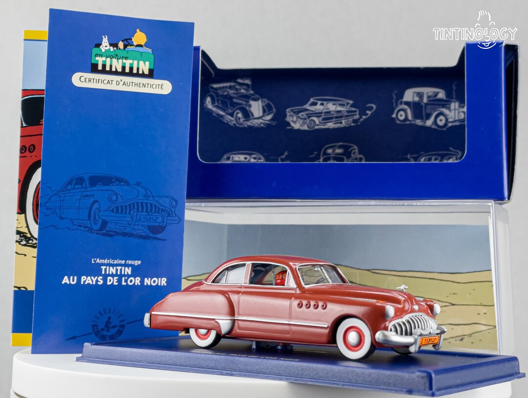 ATLAS TINTIN CAR # 10 Buick Loadmaster - Land of Black Gold Herge