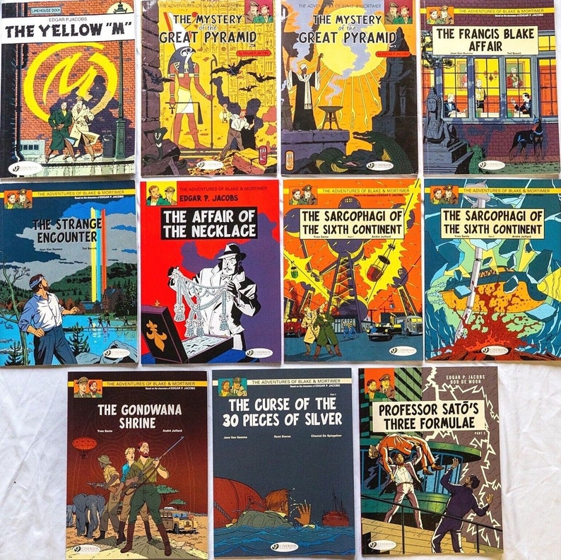 Blake & Mortimer Paperback Comic Collection Bücher 19 bis 27 : Cinebook UK Editions EINZELN KAUFEN Bild 1