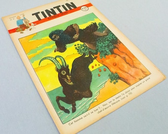 JOURNAL TINTIN Issue 8: 1947 Edgar P. Jacobs Cover Edition Vintage Comic EO Couverture