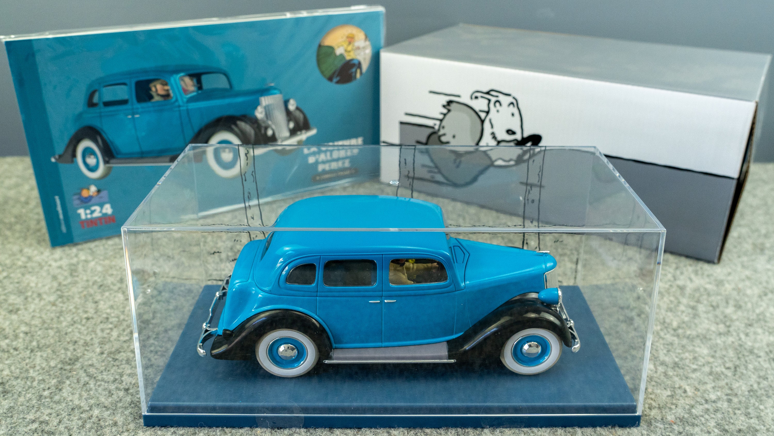 VOITURE TINTIN - Atlas - 1/43 - Citroen Ami 6 - Bijoux De La Castafiore