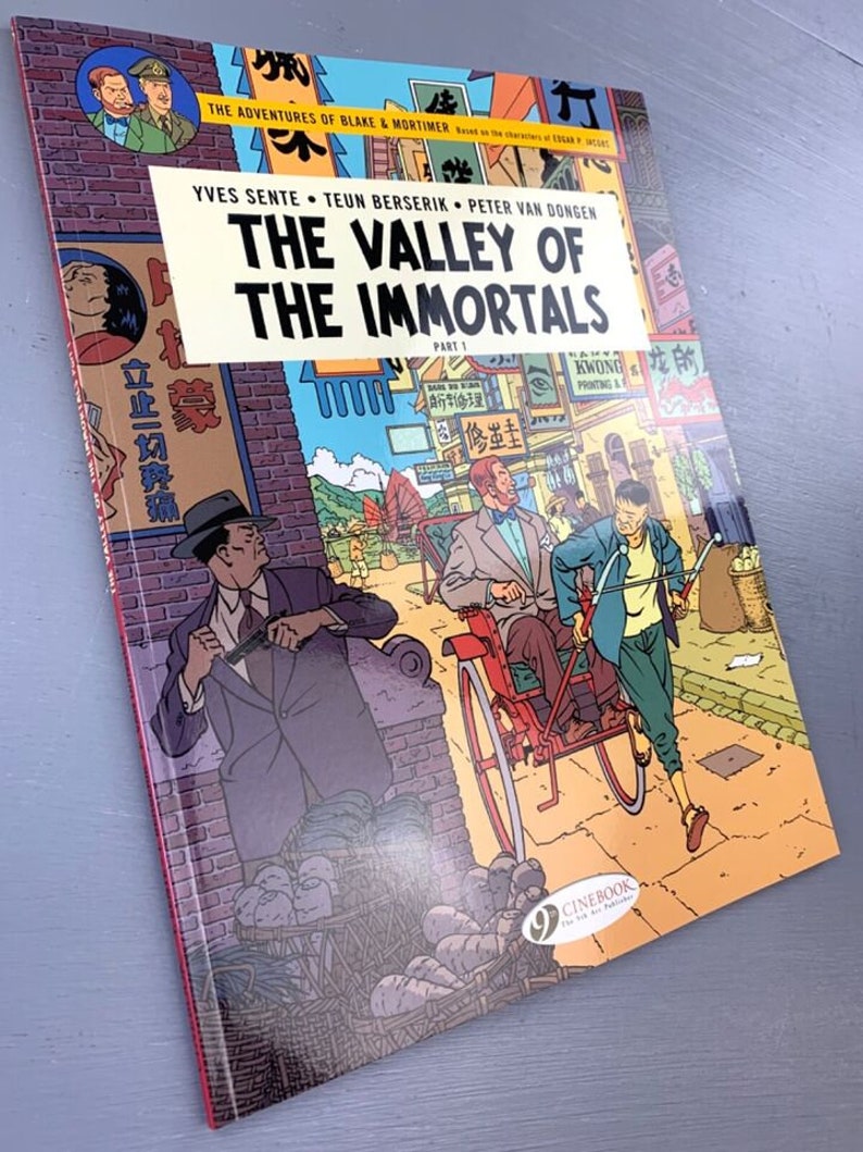 Blake & Mortimer Paperback Comic Collection Bücher 19 bis 27 : Cinebook UK Editions EINZELN KAUFEN 25 Valley Immortals