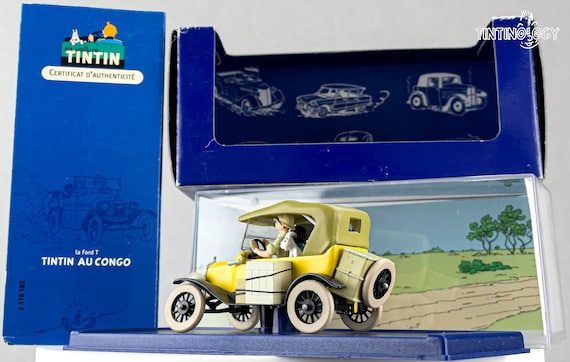 ATLAS TINTIN Car # 3 Ford Model T - Congo Herge Model Voiture 1/43
