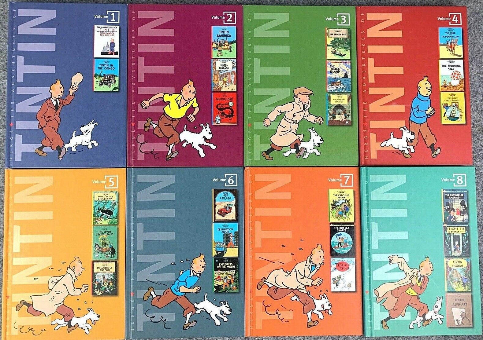 Egmont 2011 A5 3 in 1 Tintin Book Collection Full Set - BUY