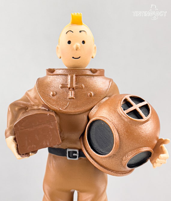 Tintin Figurine Moulinsart 42229: Tintin Diver 12cm Herge