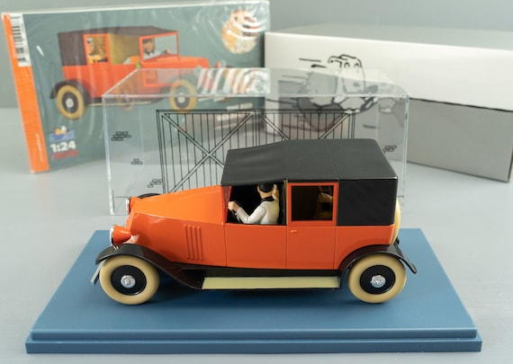 VOITURE TINTIN 1/24 29925 Renault NN - Golden Claws Hachette Model