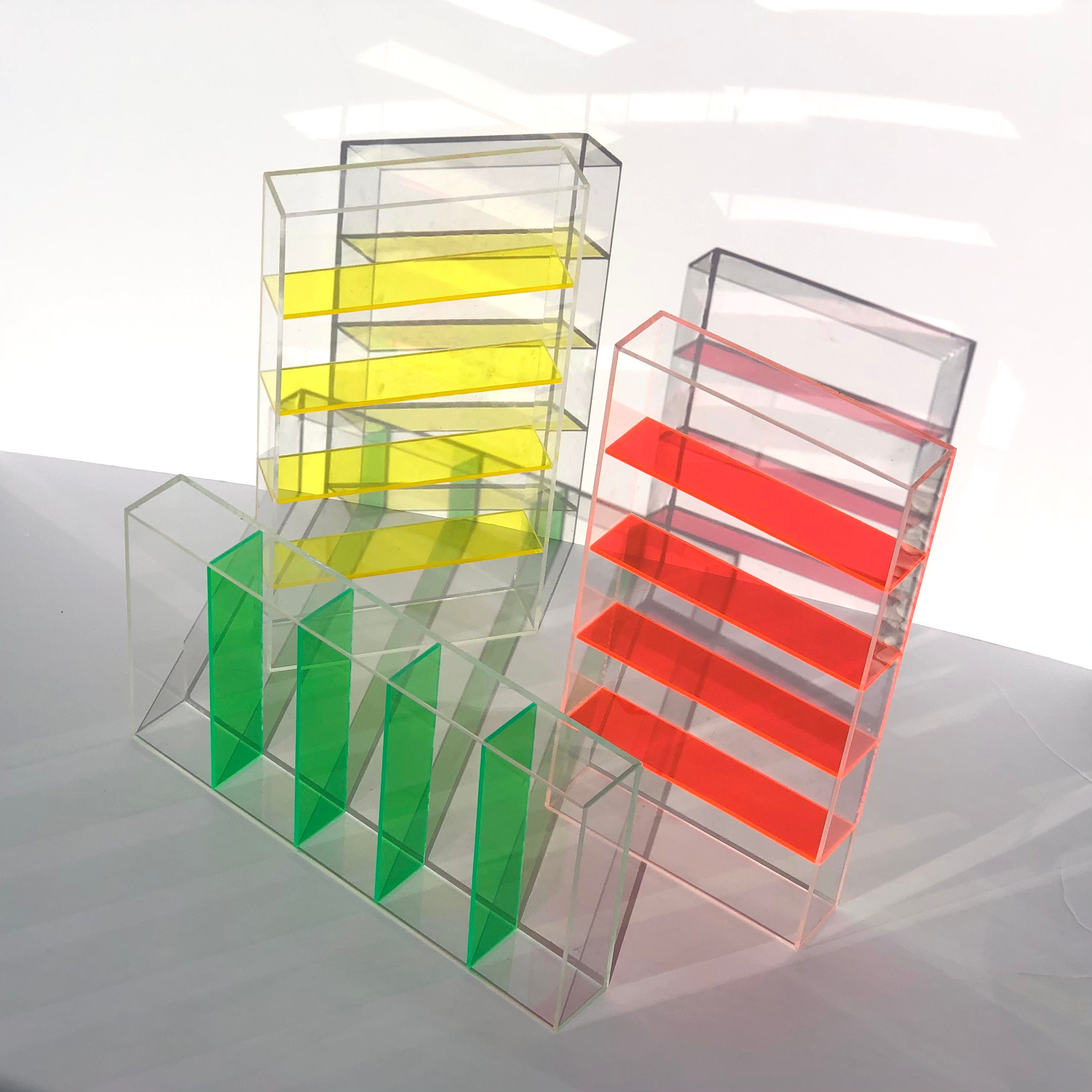 10 Plexiglass Eyewear Organizer, Plexiglass Glasses Tray,eyewear