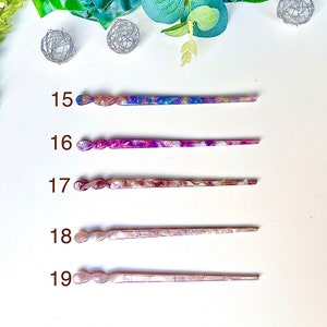 Hairpin Hair Stick Sushi Stick Chignon Pin Cellulose Accetat Hair Pin image 7