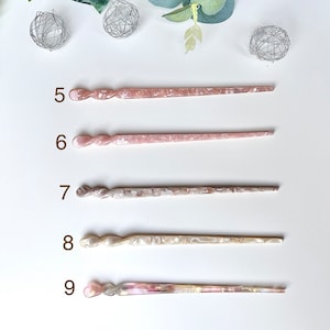 Hairpin Hair Stick Sushi Stick Chignon Pin Cellulose Accetat Hair Pin image 5