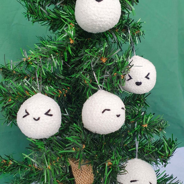 boule de neige décoration pour sapin de Noël | amigurumi fait main