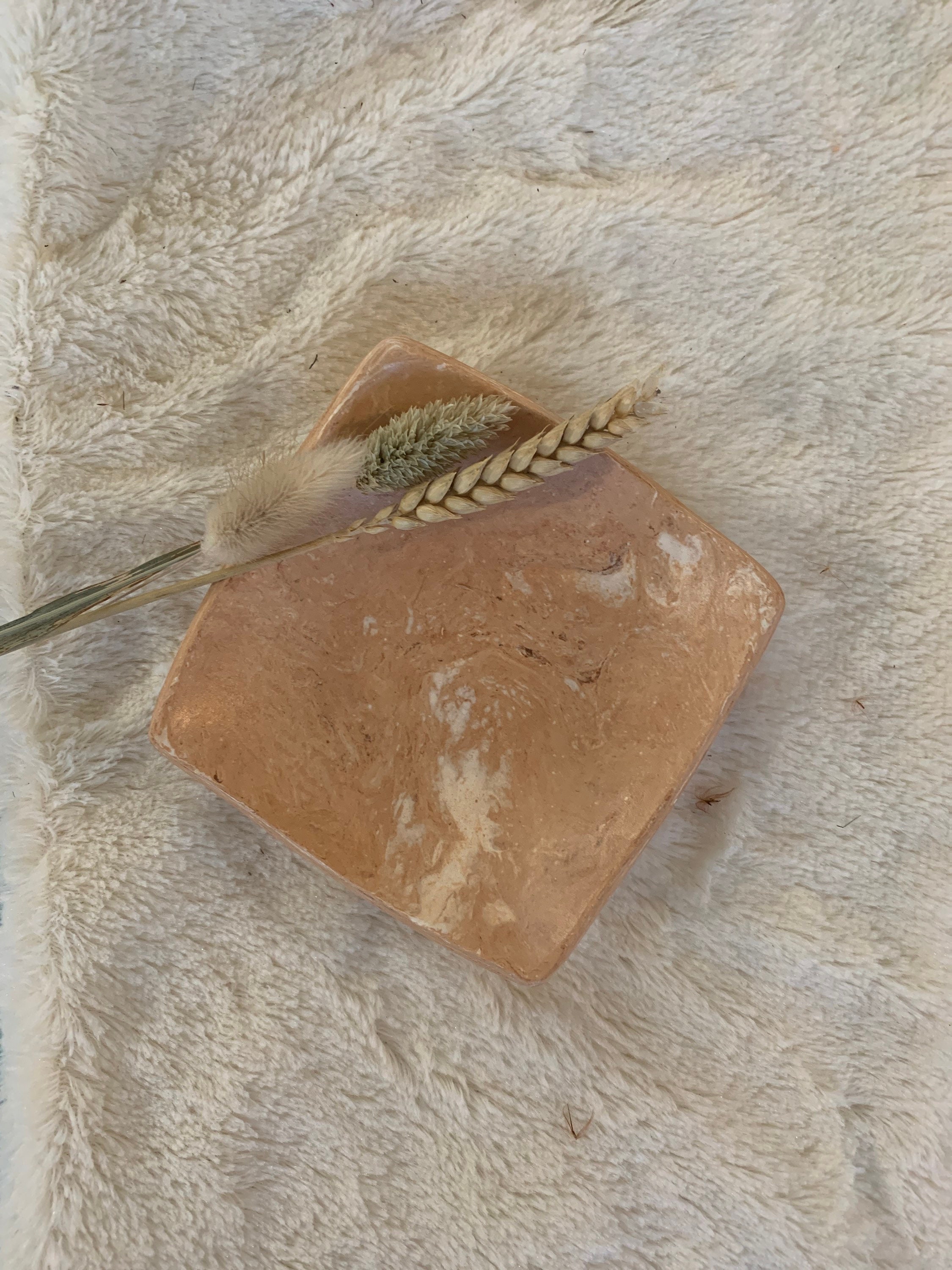 Vide-Poches Marbré Terracotta.